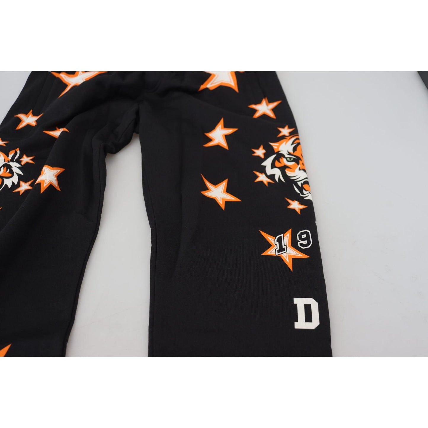 Dolce & Gabbana Elegant Black Star Casual Sweatpants Dolce & Gabbana