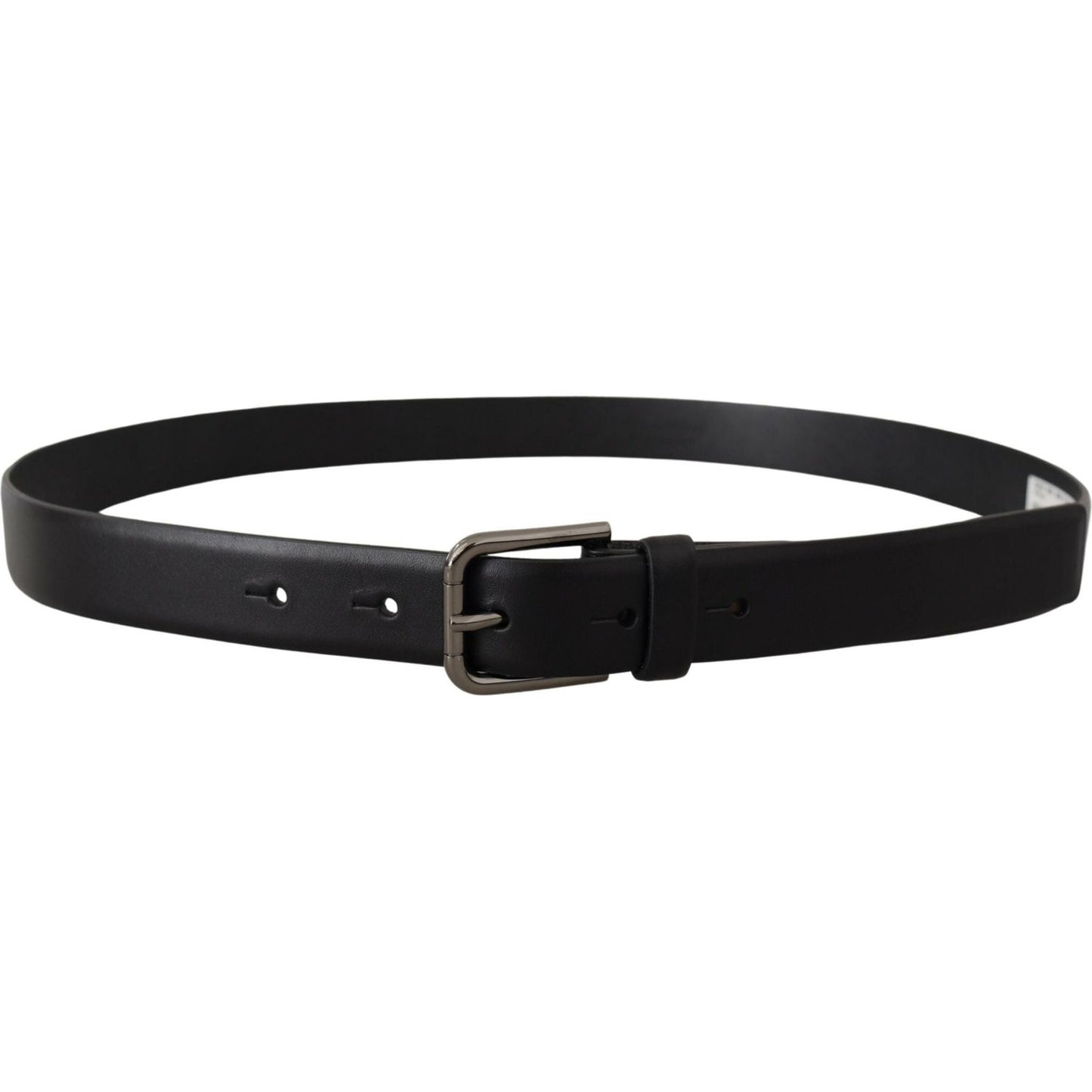 Dolce & Gabbana Elegant Black Leather Classic Belt Dolce & Gabbana