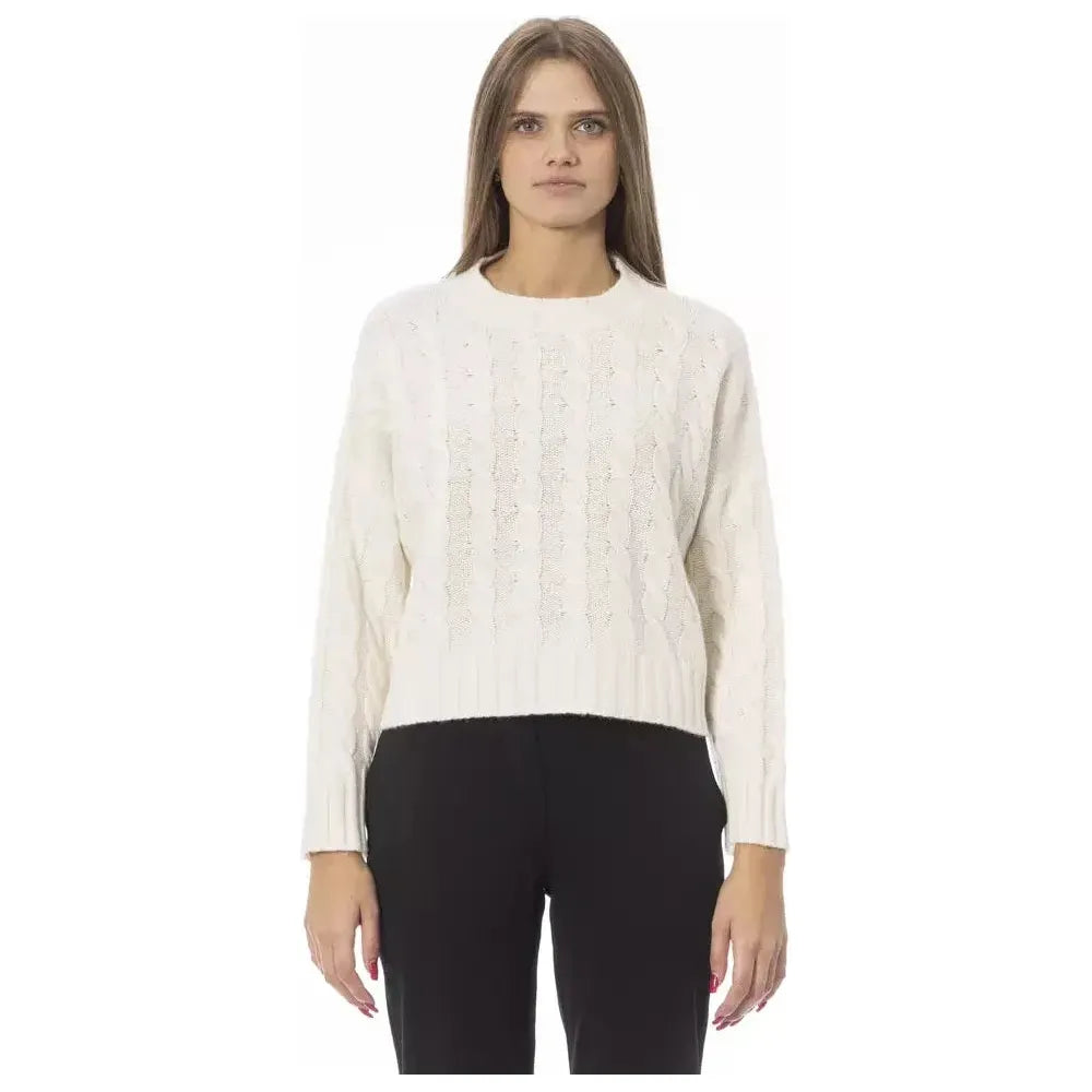 Baldinini Trend Beige Cashmere Women Sweater Baldinini Trend