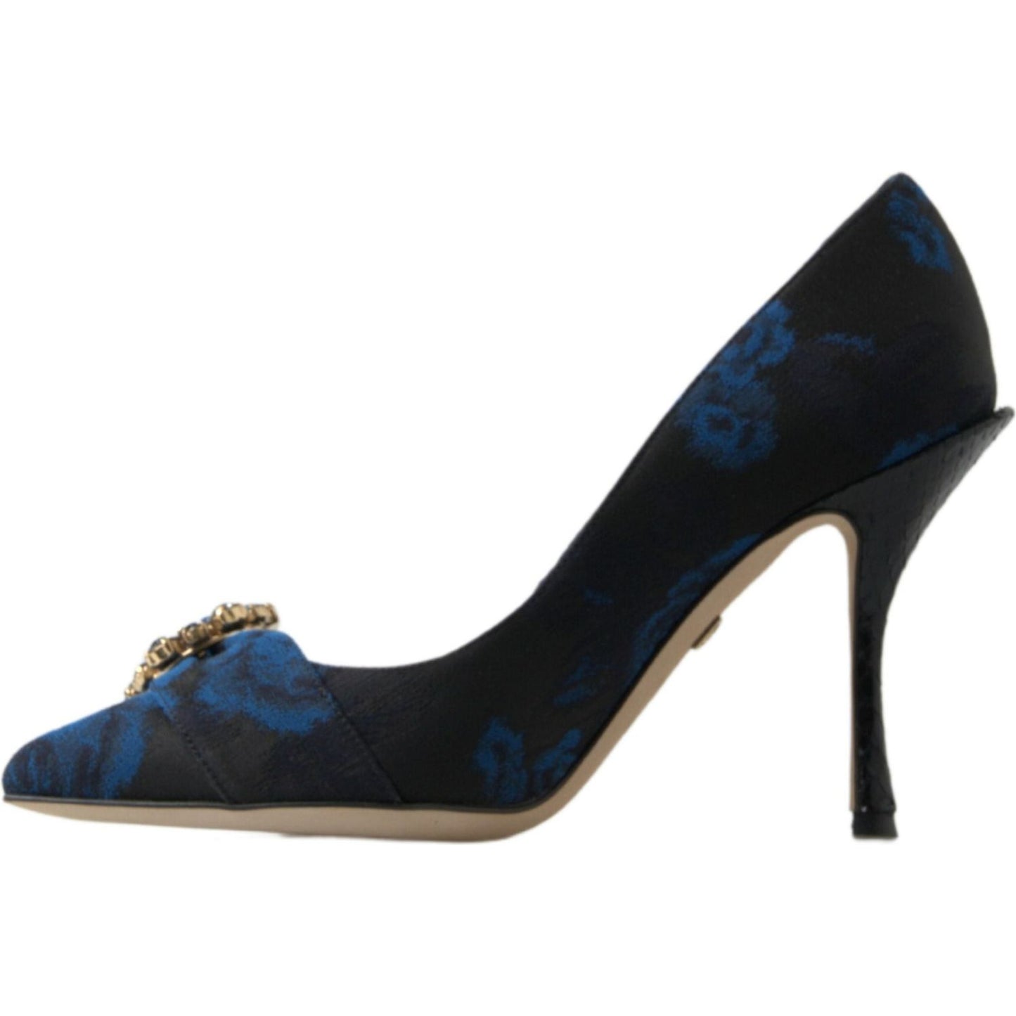 Dolce & Gabbana Elegant Blue Crystal Embellished Pumps Dolce & Gabbana