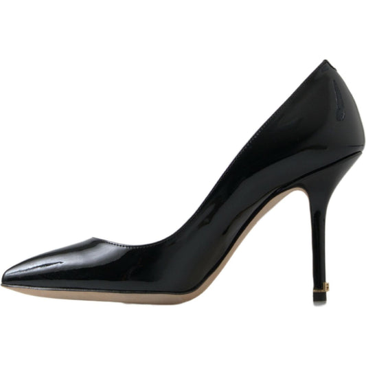 Dolce & Gabbana Elegant Patent Leather Heels Pumps Dolce & Gabbana