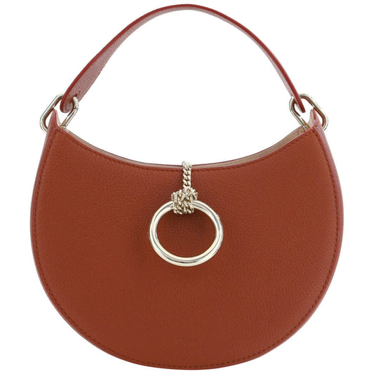 Chloé Sepia Brown Small Arlène Leather Shoulder Bag Chloé