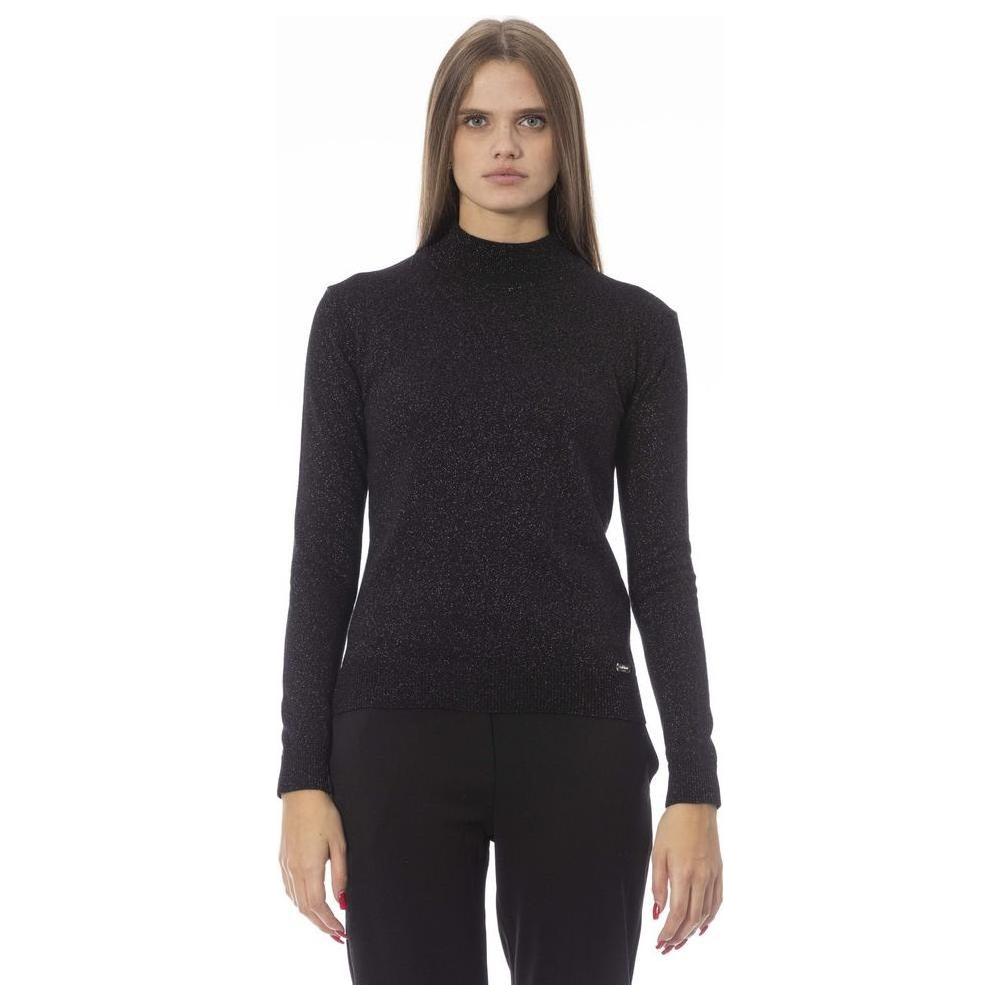 Baldinini Trend Black Cashmere Women Sweater Baldinini Trend