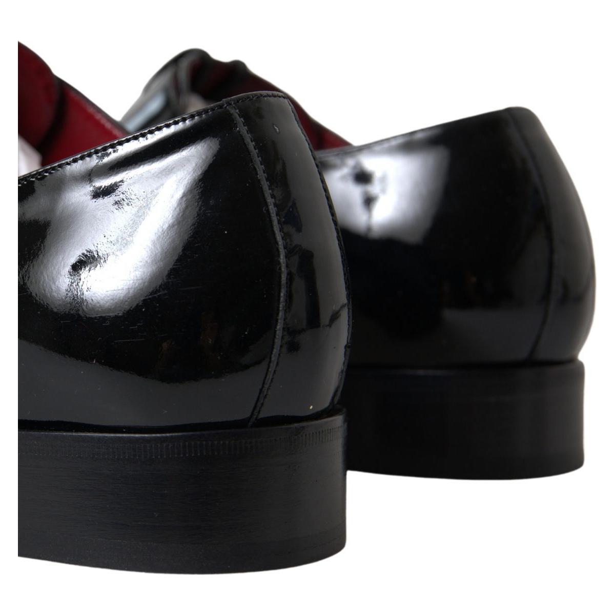 Dolce & Gabbana Elegant Black Patent Leather Formal Men's Shoes Dolce & Gabbana