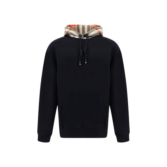 Burberry Black Cotton Samuel Hoodie Sweatshirt