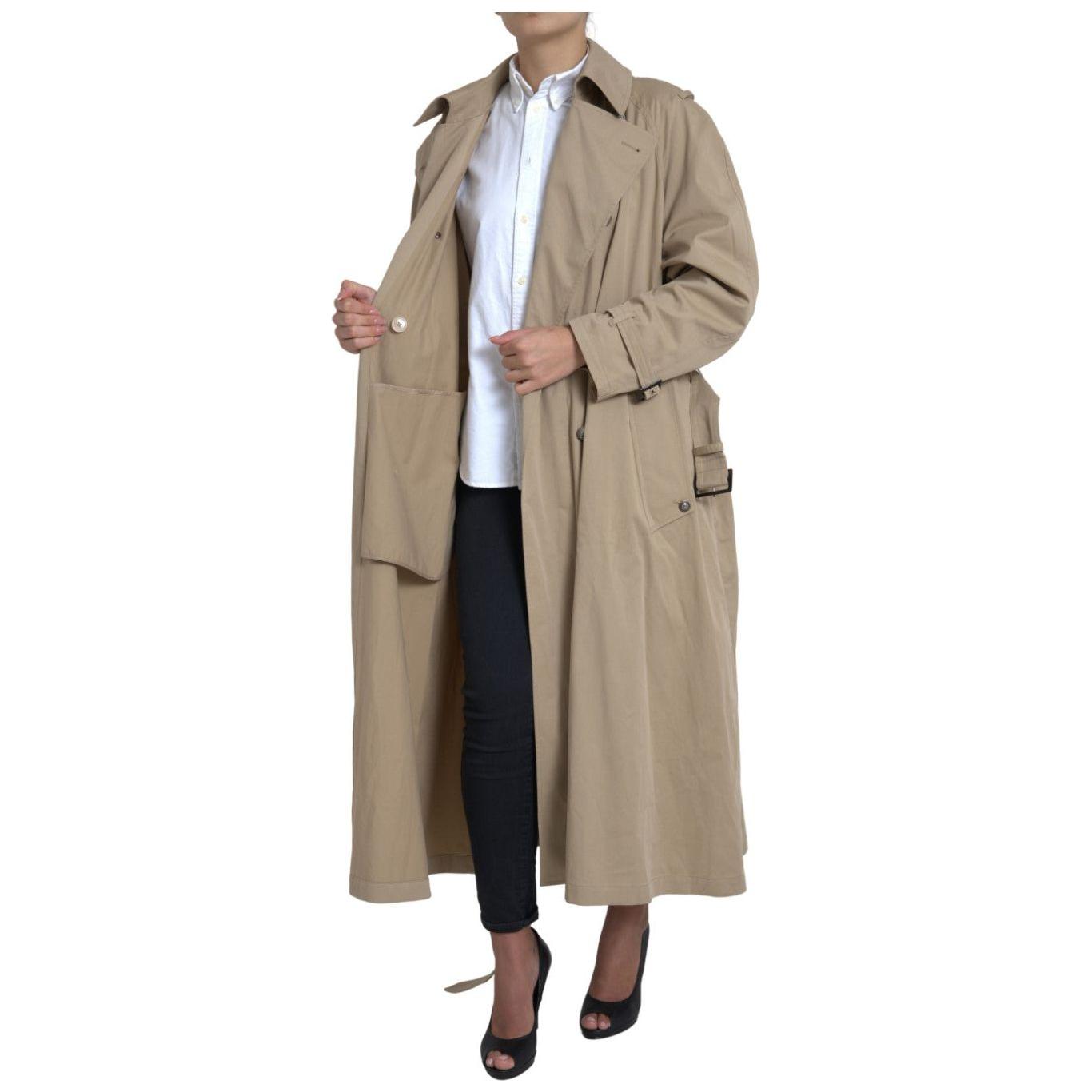 Dolce & Gabbana Elegant Double Breasted Trench Coat Dolce & Gabbana