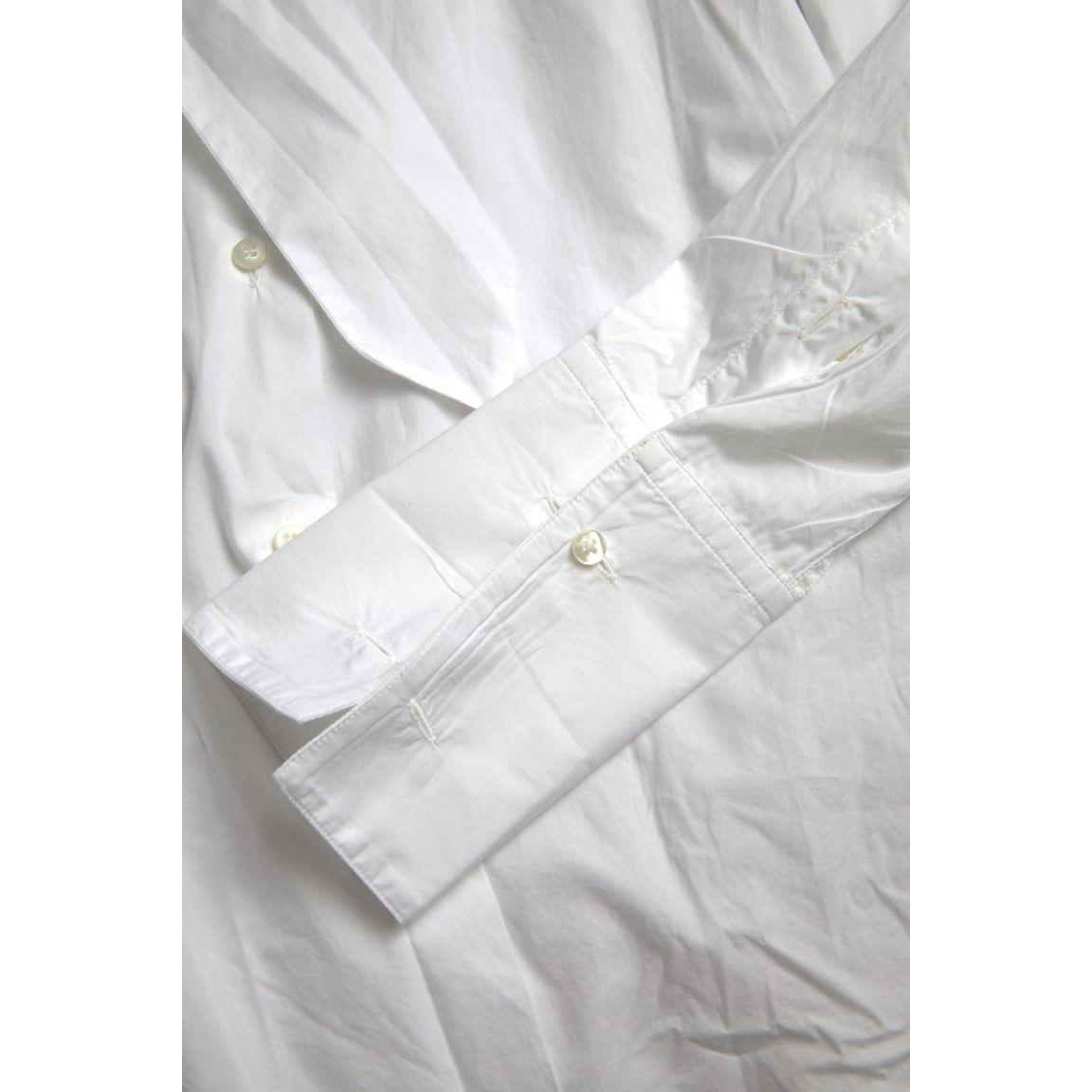 Dolce & Gabbana Elegant White Cotton Long Sleeve Shirt Dolce & Gabbana