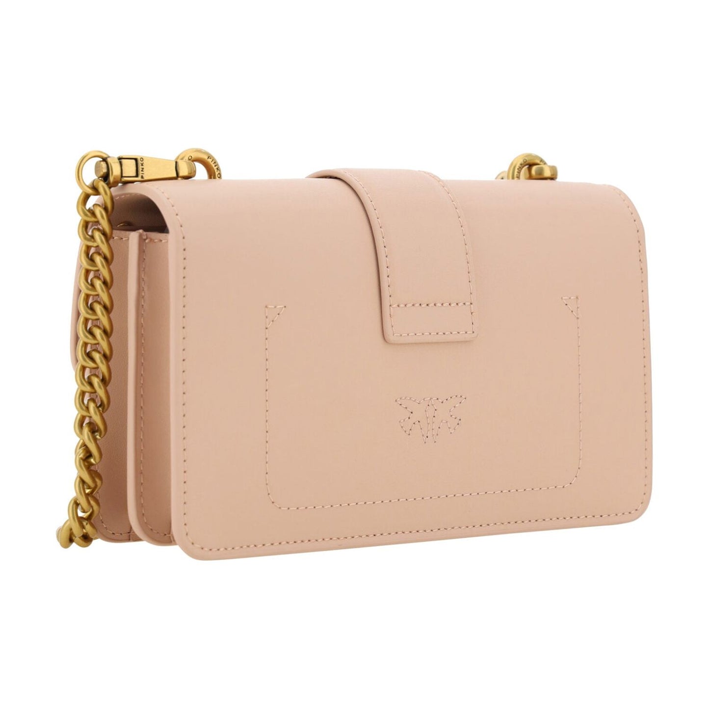 PINKO Chic Pink Cipria Mini Love Shoulder Bag PINKO