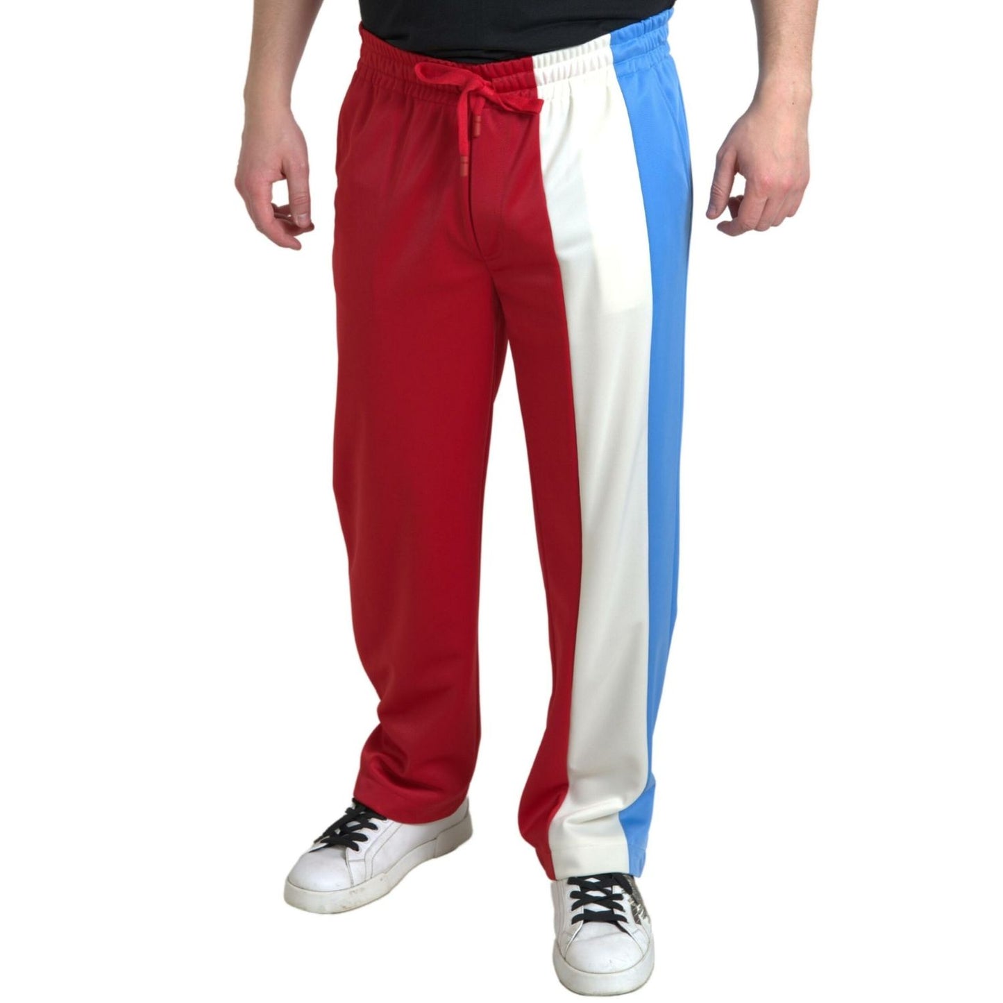 Dolce & Gabbana Multicolor Polyester Men Sweatpants Pants