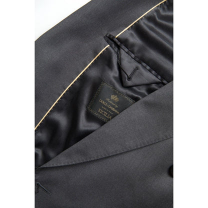 Dolce & Gabbana Gray 2 Piece Double Breasted SICILIA Suit