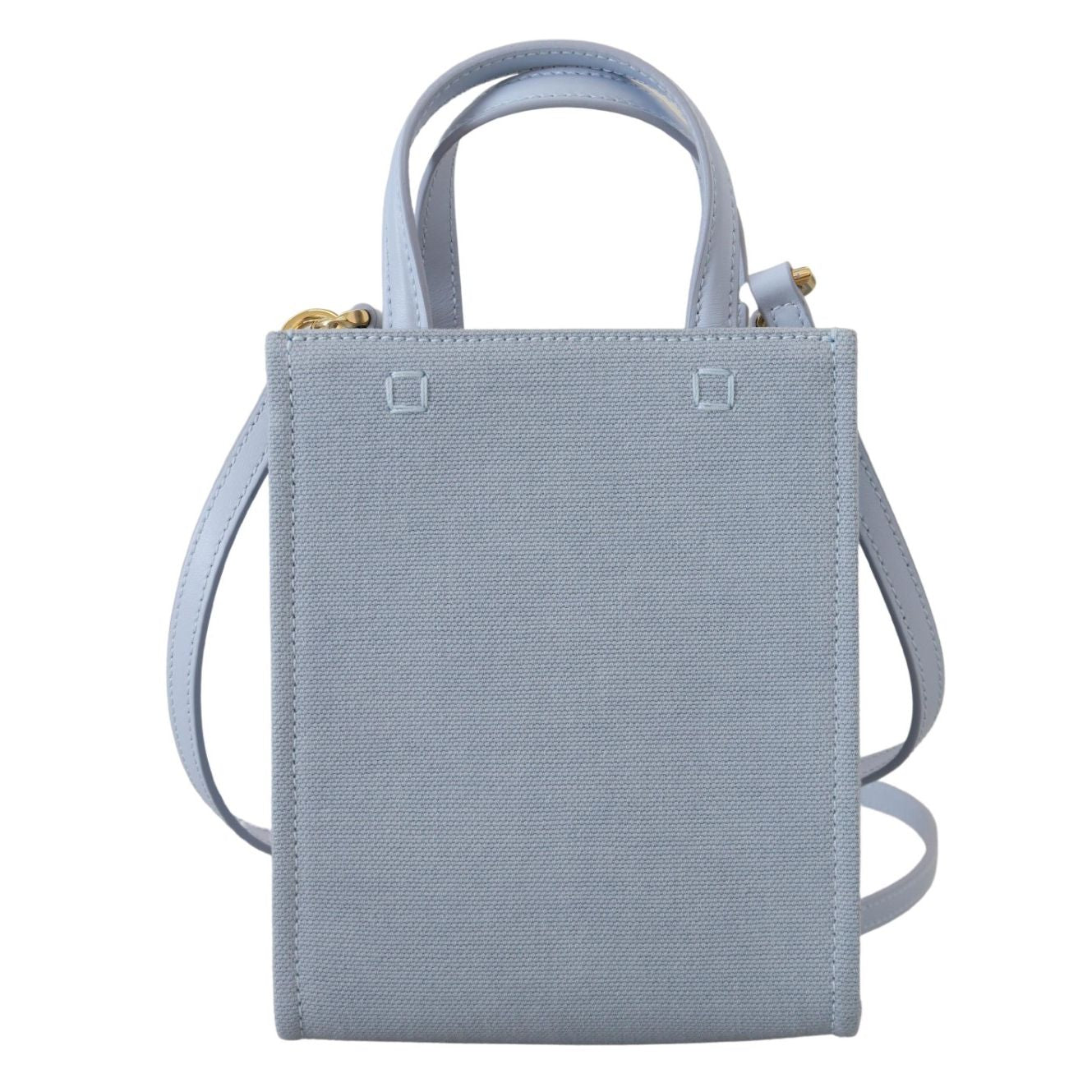 Givenchy Blue Coated Canvas Vertical Cloud Mini Shoulder Bag