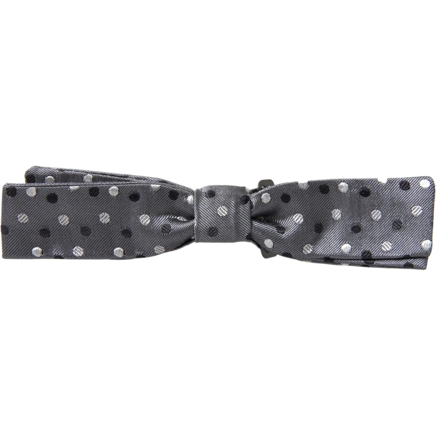 Dolce & Gabbana Elegant Silk Gray Bow Tie Dolce & Gabbana