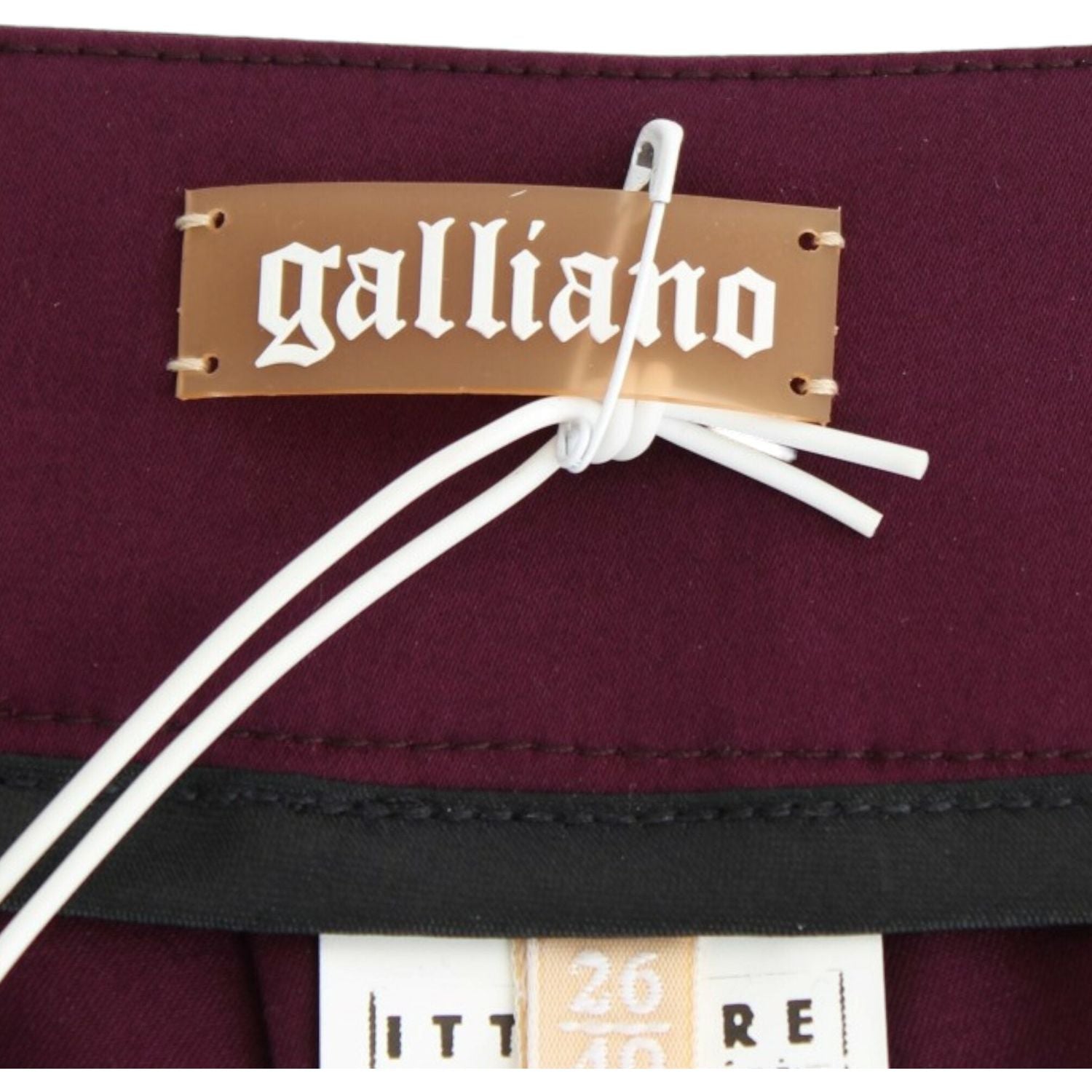 بنطال أنيق أرجواني ضيق من جون جاليانو