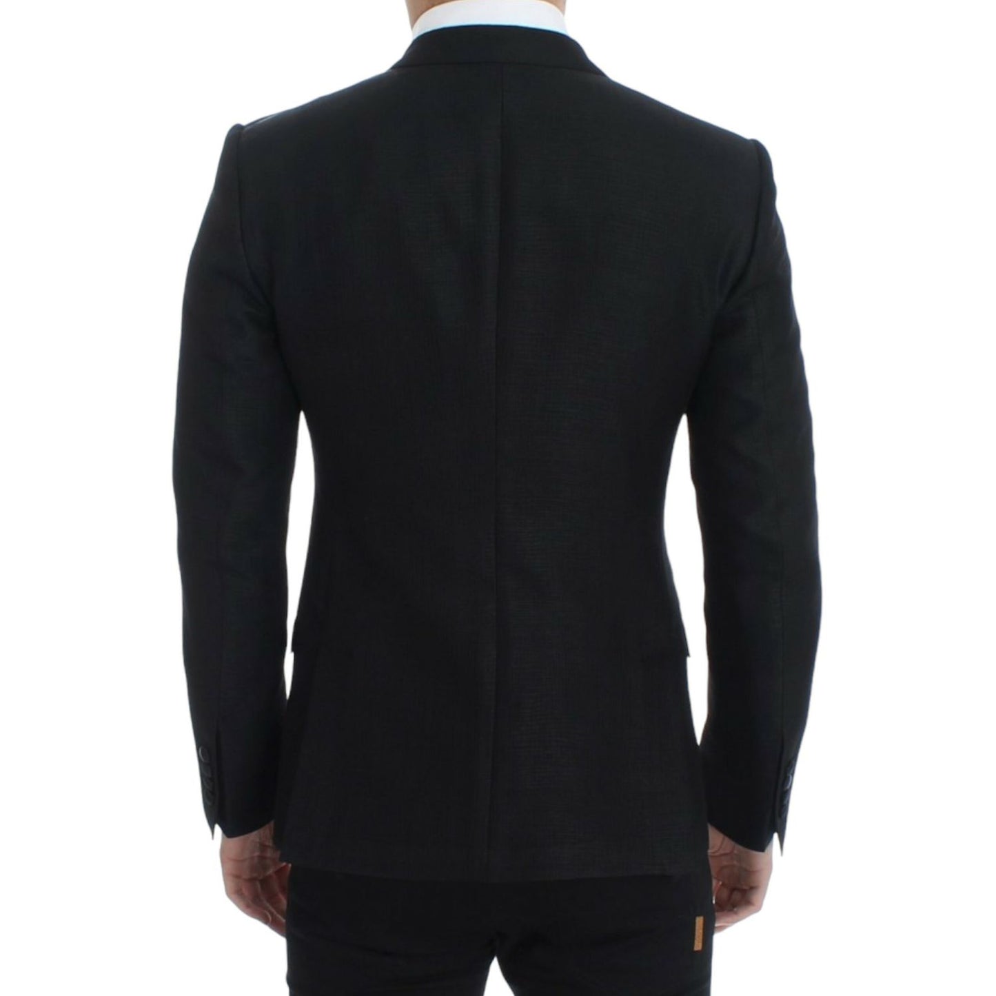 Dolce & Gabbana Black wool MARTINI slim blazer