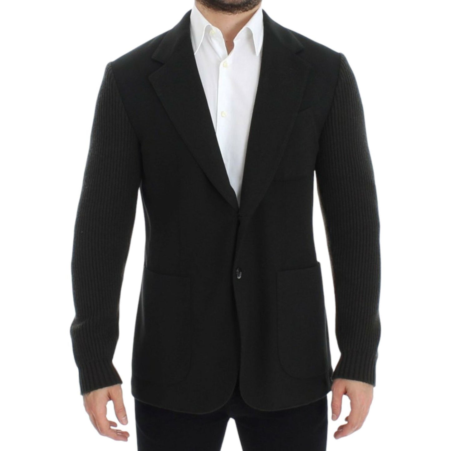 Dolce & Gabbana Green cashmere two button blazer 1728,67345645728,Blazers - Men - Clothing,Blazers - Suits & Blazers - Clothing,Clothing,Dolce & Gabbana,Green,IT48 | M,Material: 100% Cashmere,Men,Men - Clothing,New with tags,Suits & Blazers - Clothing