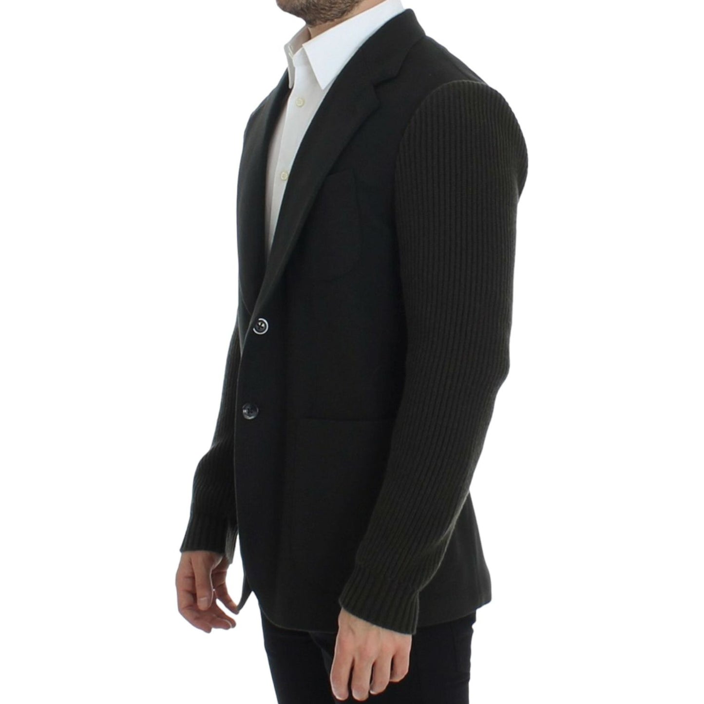 Dolce & Gabbana Green cashmere two button blazer 1728,67345645728,Blazers - Men - Clothing,Blazers - Suits & Blazers - Clothing,Clothing,Dolce & Gabbana,Green,IT48 | M,Material: 100% Cashmere,Men,Men - Clothing,New with tags,Suits & Blazers - Clothing