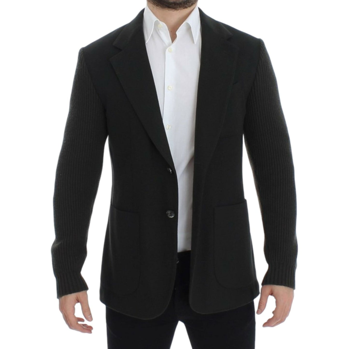 Dolce & Gabbana Green cashmere two button blazer 1728,67345645728,Blazers - Men - Clothing,Blazers - Suits & Blazers - Clothing,Clothing,Dolce & Gabbana,Green,IT48 | M,Material: 100% Cashmere,Men,Men - Clothing,New with tags,Suits & Blazers - Clothing