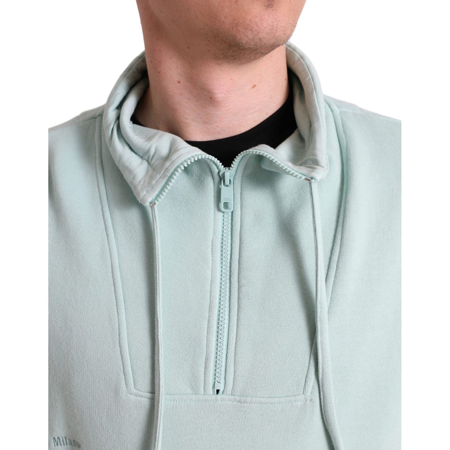 Dolce & Gabbana Chic Mint Green Pullover Sweater Dolce & Gabbana