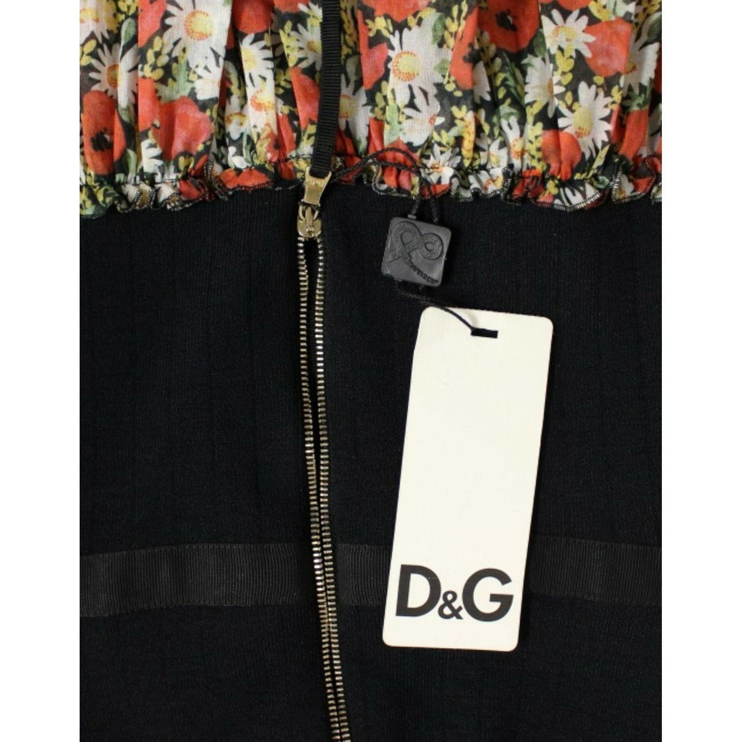 Dolce & Gabbana Elegant Floral Halterneck Bubble Dress Dolce & Gabbana