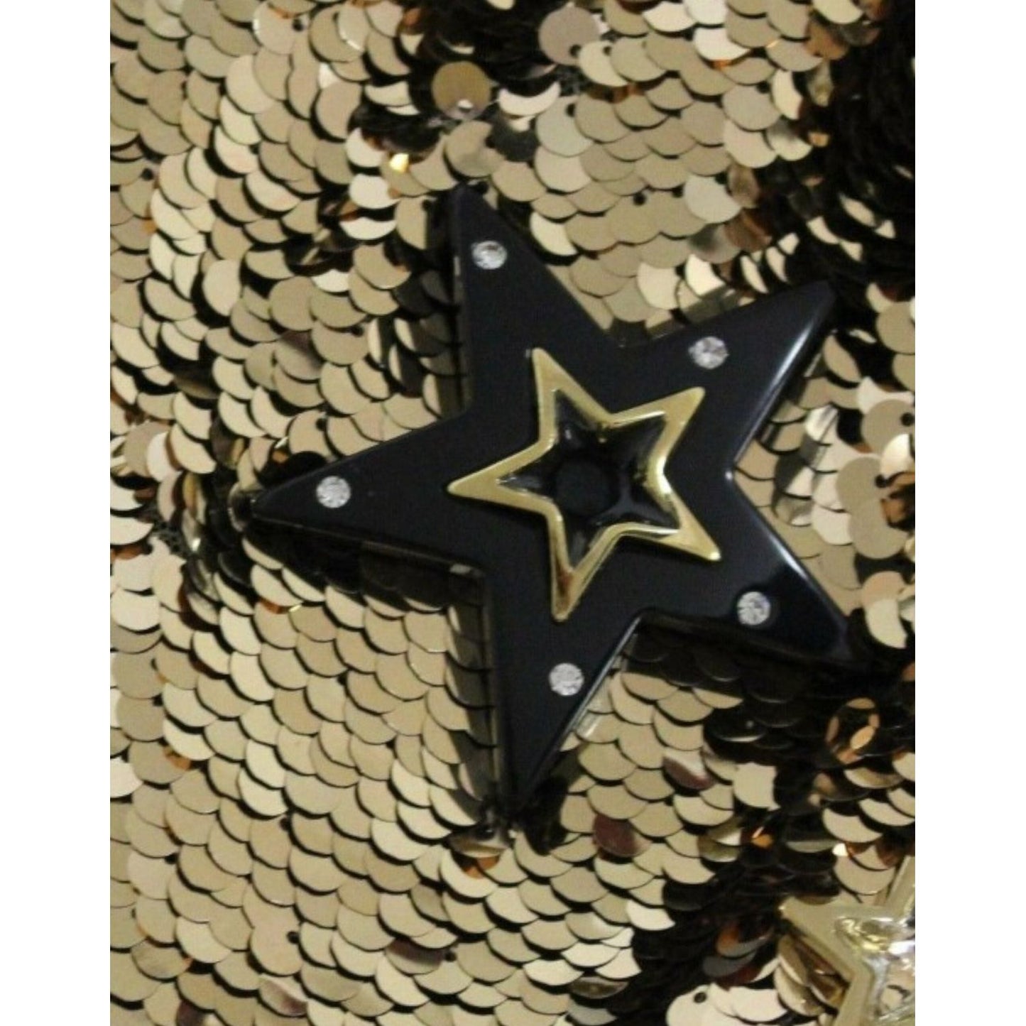 Dolce & Gabbana Exquisite Gold Sequined Star Sheath Dress Dolce & Gabbana