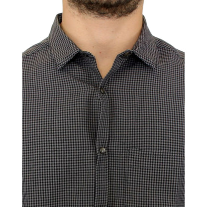 Costume National Gray linen casual shirt
