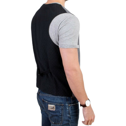 Costume National Gray cotton blend casual vest 16% Acrylic,1728,2% Polyester,67345645728,Clothing,Costume National,Gray,IT48 | M,Material: 82% Cotton,Men,Men - Clothing,New with tags,Suits & Blazers - Clothing,Vests - Men - Clothing,Waistcoats - Suits & B