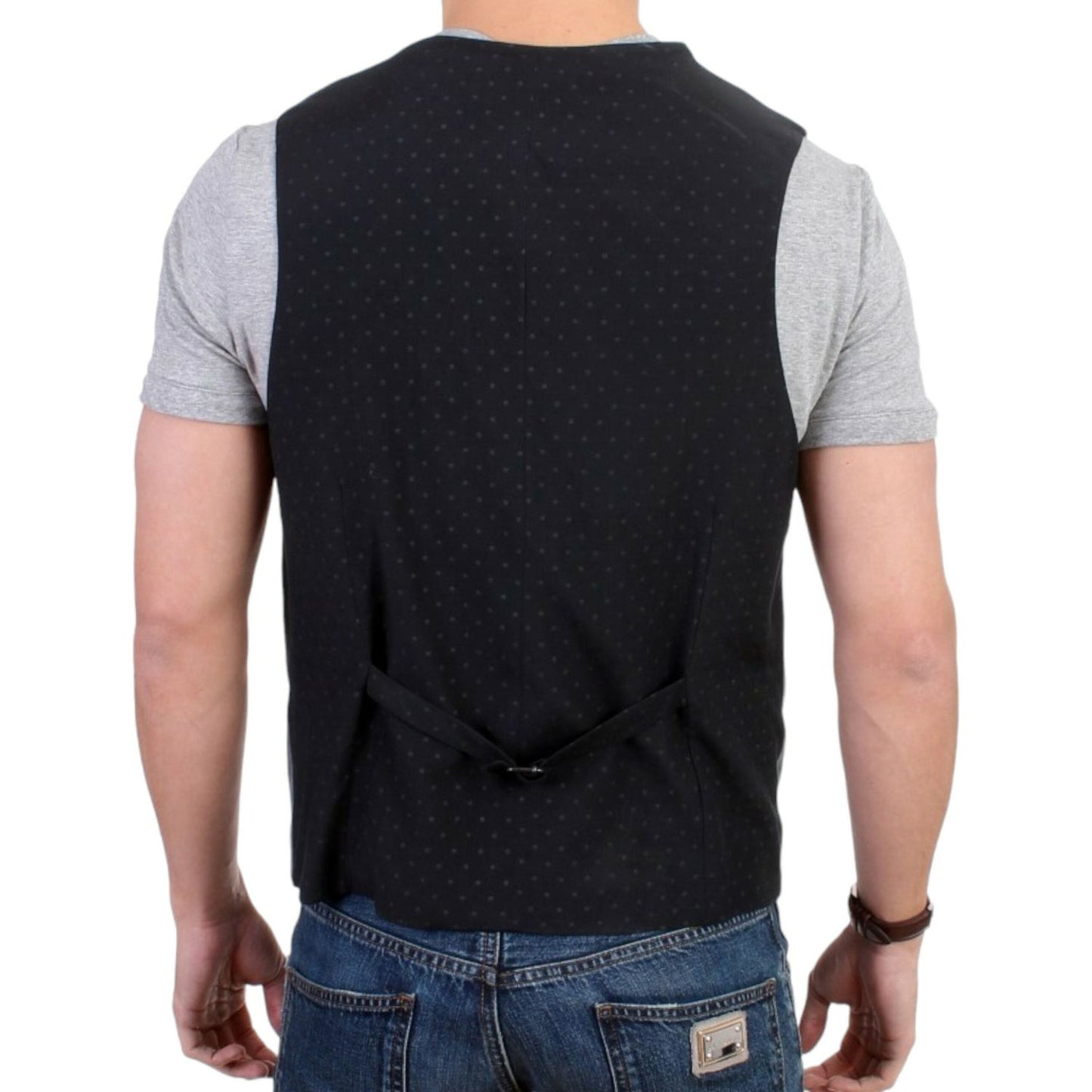 Costume National Gray cotton blend casual vest 16% Acrylic,1728,2% Polyester,67345645728,Clothing,Costume National,Gray,IT48 | M,Material: 82% Cotton,Men,Men - Clothing,New with tags,Suits & Blazers - Clothing,Vests - Men - Clothing,Waistcoats - Suits & B