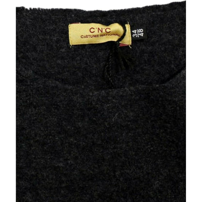 Costume National Gray wool crewneck sweater 1728,67345645728,Clothing,Costume National,Gray,IT48 | M,Material: 100% Wool,Men,Men - Clothing,New with tags,Sweaters - Clothing,Sweaters - Men - Clothing,Sweatshirts - Sweaters - Clothing