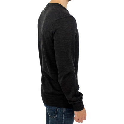 Costume National Gray crewneck pullover sweater