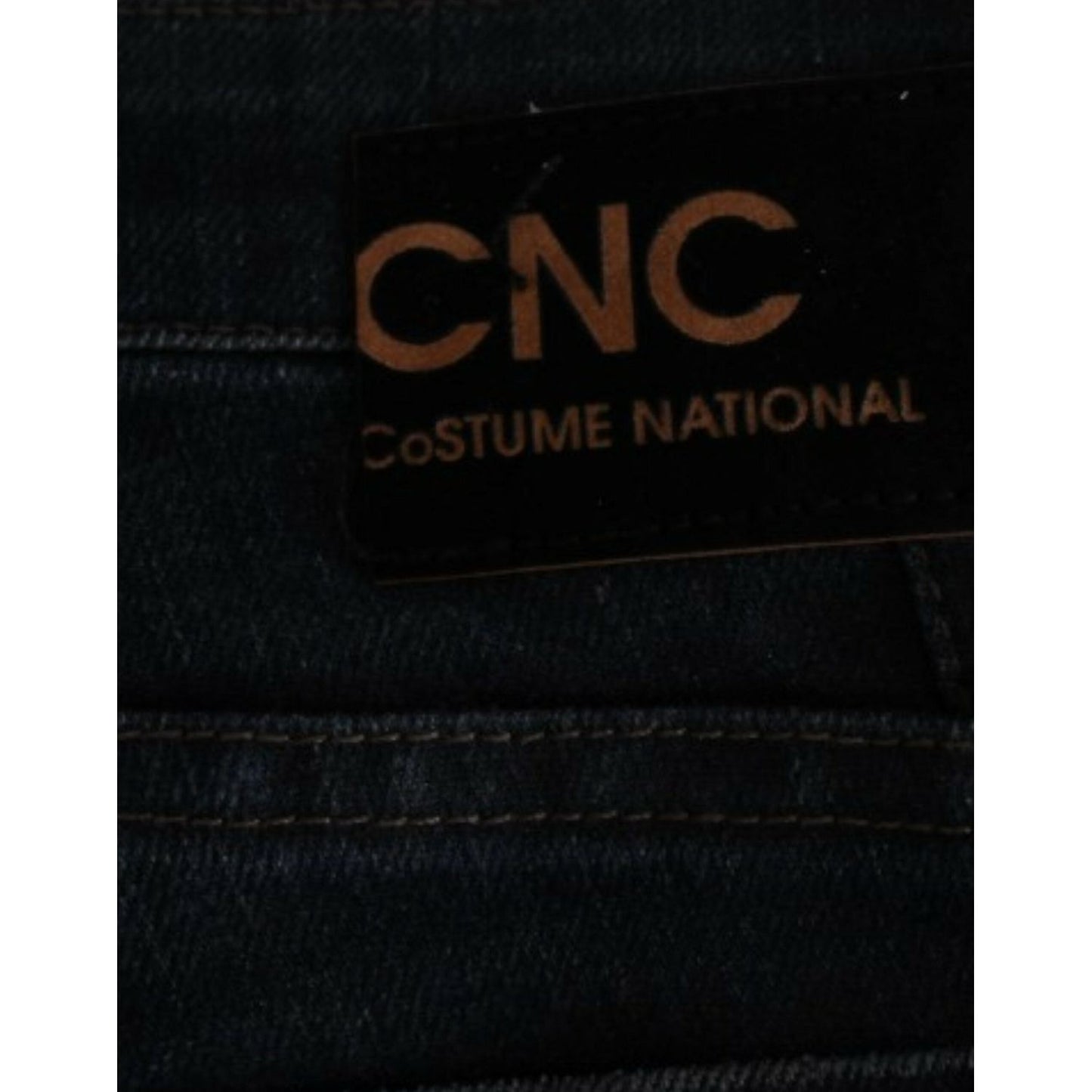 Costume National Chic Superskinny Blue Denim Jeans Costume National