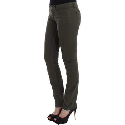 Costume National Green slim leg jeans