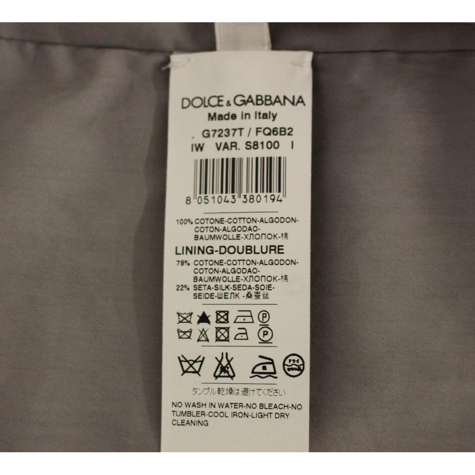 Dolce & Gabbana Gray Cotton Slim Fit Button Front Dress Vest 1728,48 | M,67345645728,Clothing,Dolce & Gabbana,Gray,Material: 100% Cotton,Men,Men - Clothing,New with tags,Suits & Blazers - Clothing,Vests - Men - Clothing,Waistcoats - Suits & Blazers - Clot