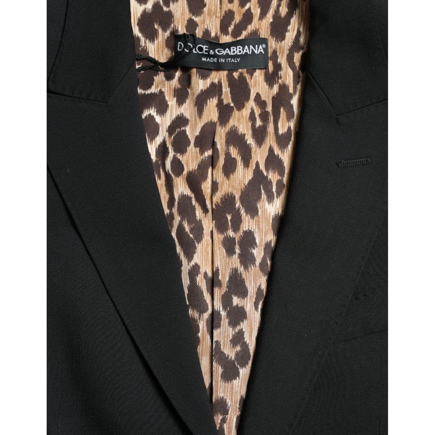 Dolce & Gabbana Chic Wool Blend Peak Lapel Blazer Dolce & Gabbana