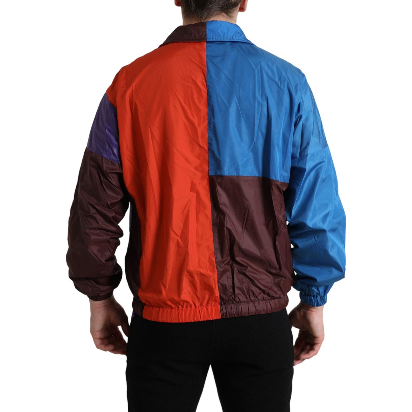 Dolce & Gabbana Multicolor Color Windbreaker Jacket 1728,67345645728,Clothing,Dolce & Gabbana,IT48 | M,IT50 | L,Jackets & Coats - Clothing,Jackets - Men - Clothing,Material: 54% Polyester 46% Nylon,Men,Men - Clothing,Multicolor,New with tags,Rain Coats -