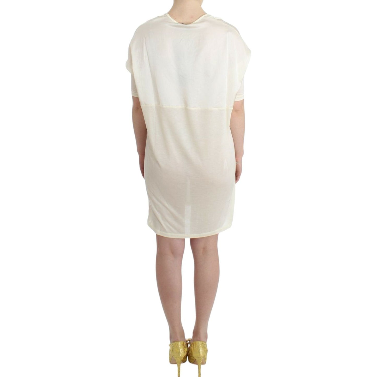 Costume National White modal tube dress
