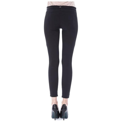 BYBLOS Black Polyester Women's Skinny Pant