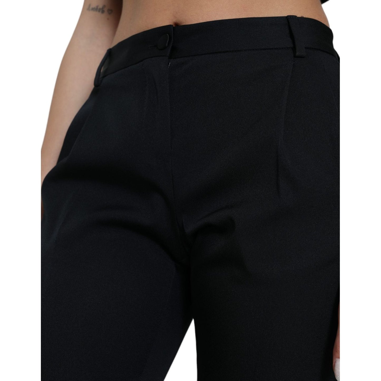 Dolce & Gabbana Chic High Waist Skinny Cropped Pants Dolce & Gabbana