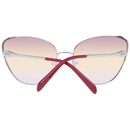 Emilio Pucci Silver Metal Sunglasses
