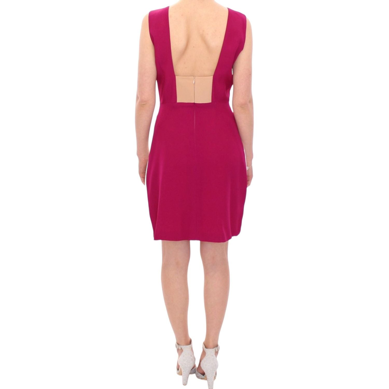 فستان CO|TE الأنيق باللونين الوردي والأبيض