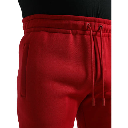 Dolce & Gabbana Red Cotton Blend Skinny Jogger Pants 1728,67345645728,Clothing,Dolce & Gabbana,IT48 | M,IT52 | L,Jeans & Pants - Men - Clothing,Joggers (workout pants) - Sportswear - Clothing,Material: 70% Cotton 30% Nylon,Men,Men - Clothing,New with tags