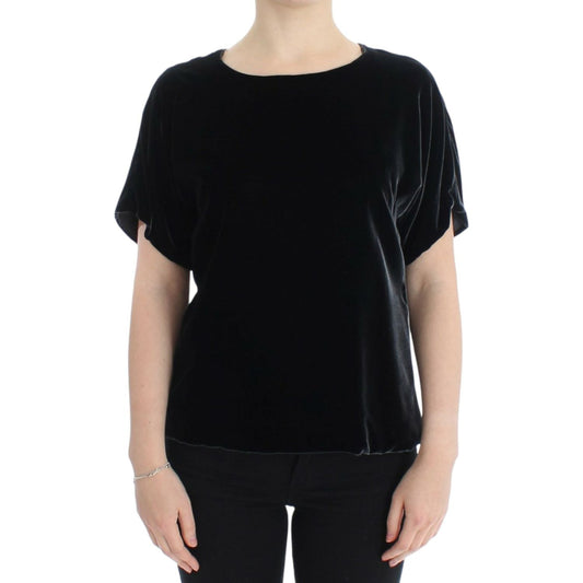 Dolce & Gabbana Enchanting Velvet Short Sleeve Top