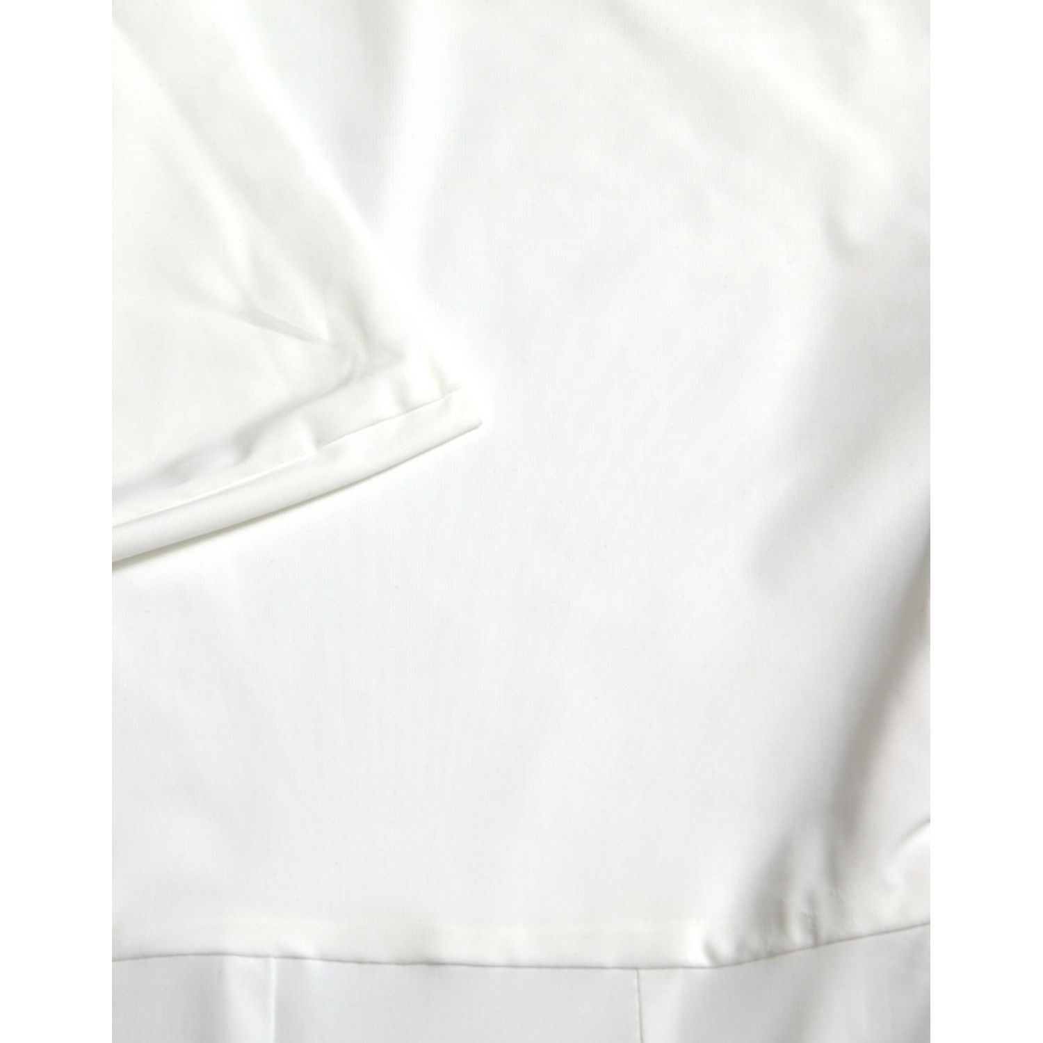 Dolce & Gabbana White Nylon Strapless Bodycon Jumpsuit Dress