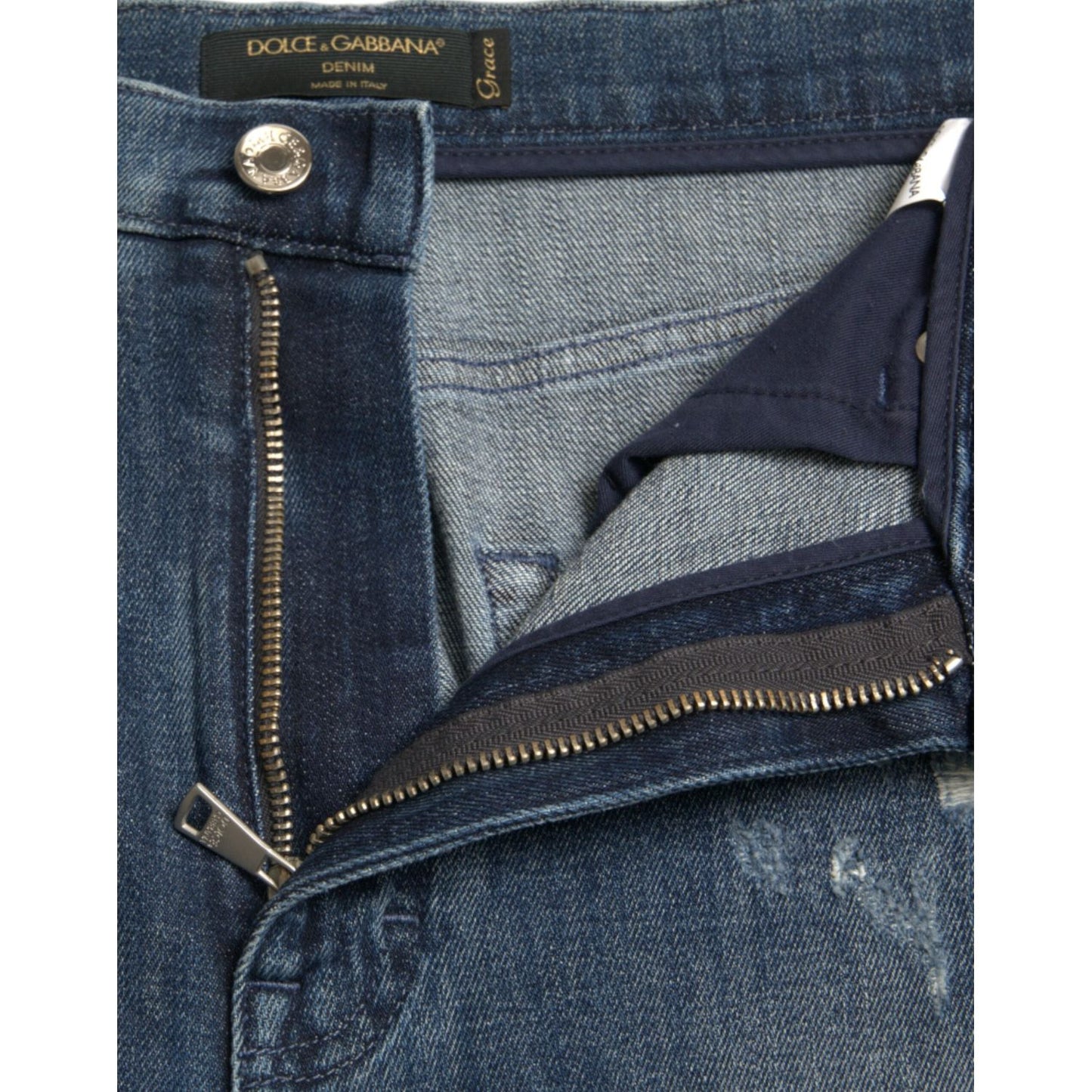 Dolce & Gabbana Elegant High Waist Stretch Denim Jeans Dolce & Gabbana