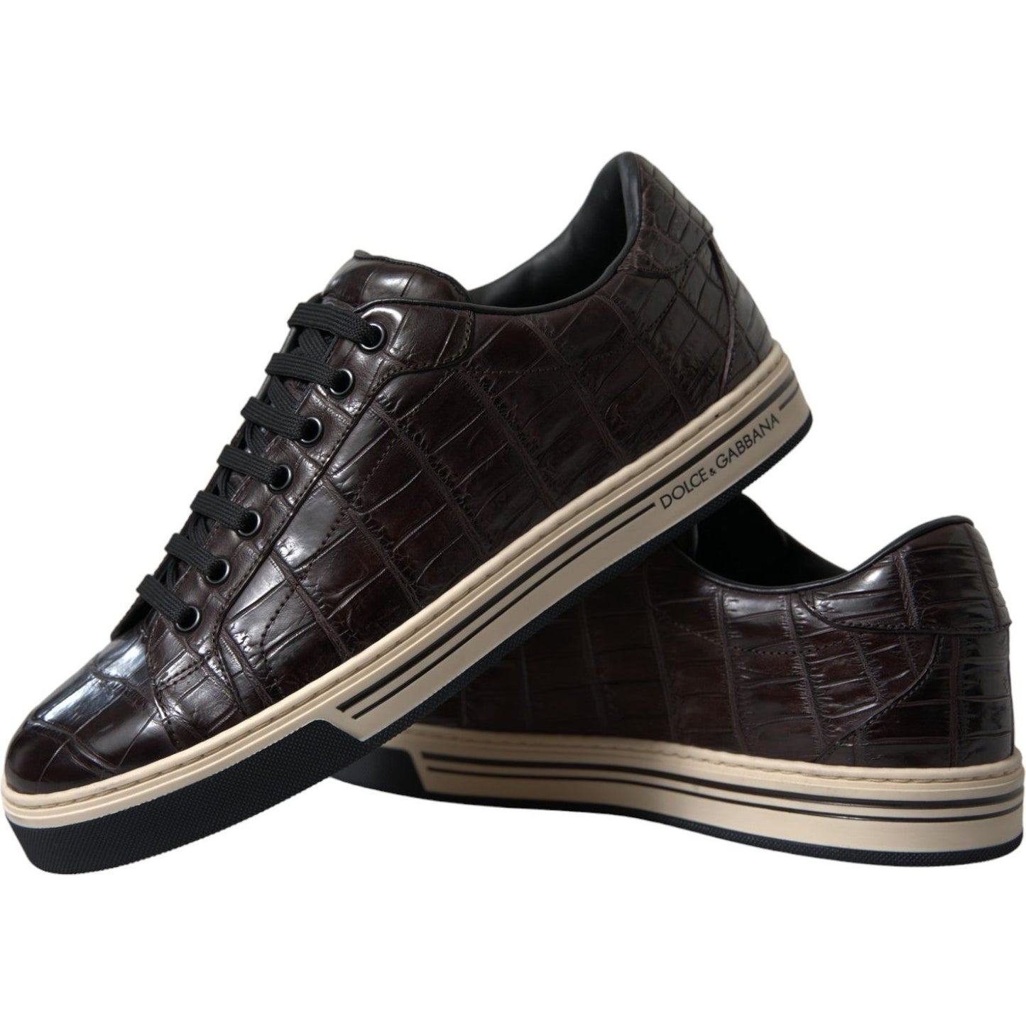 Dolce & Gabbana Elegant Exotic Leather Low-Top Sneakers Dolce & Gabbana