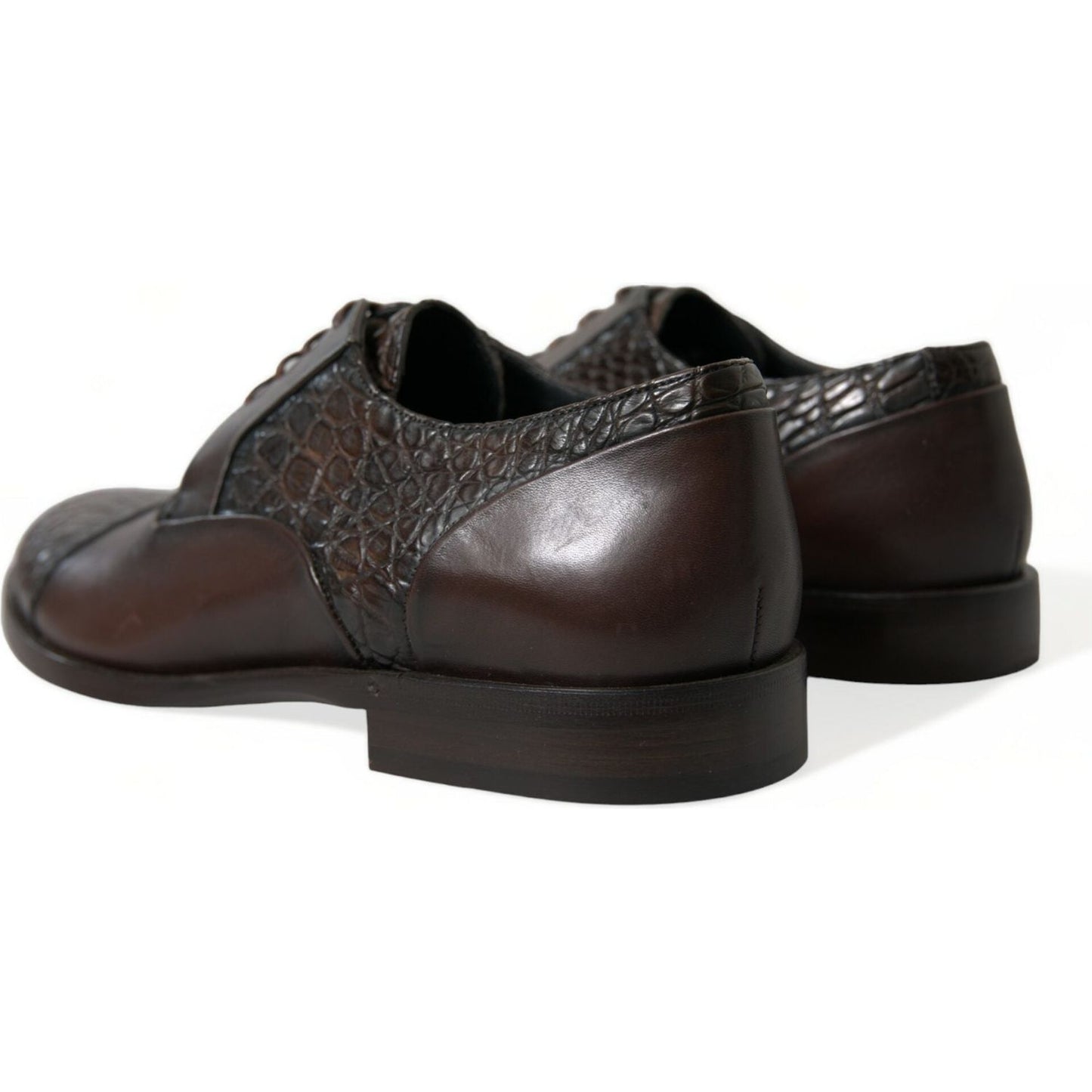 Dolce & Gabbana Elegant Textured Leather Oxford Dress Shoes Dolce & Gabbana