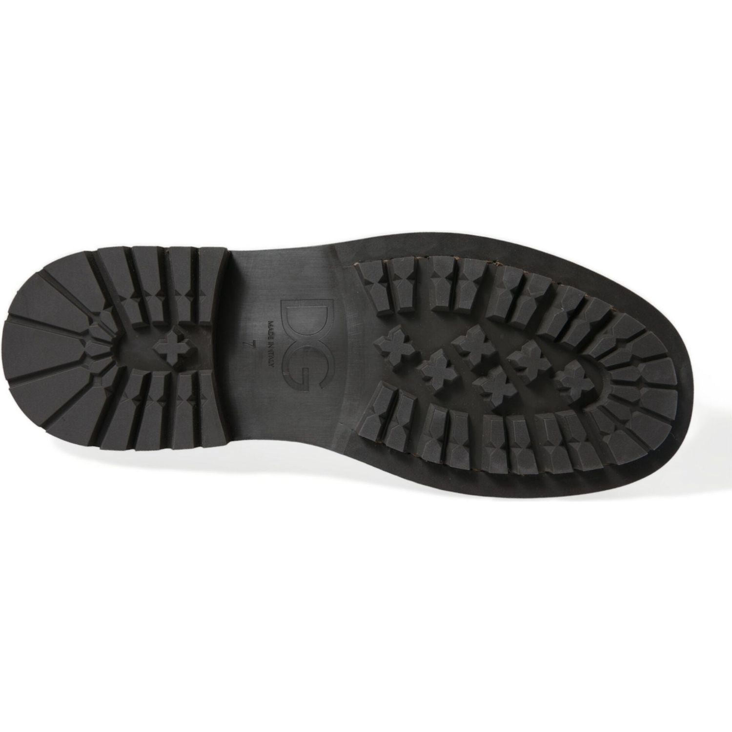 حذاء ديربي رجالي أنيق من الجلد من دولتشي آند غابانا