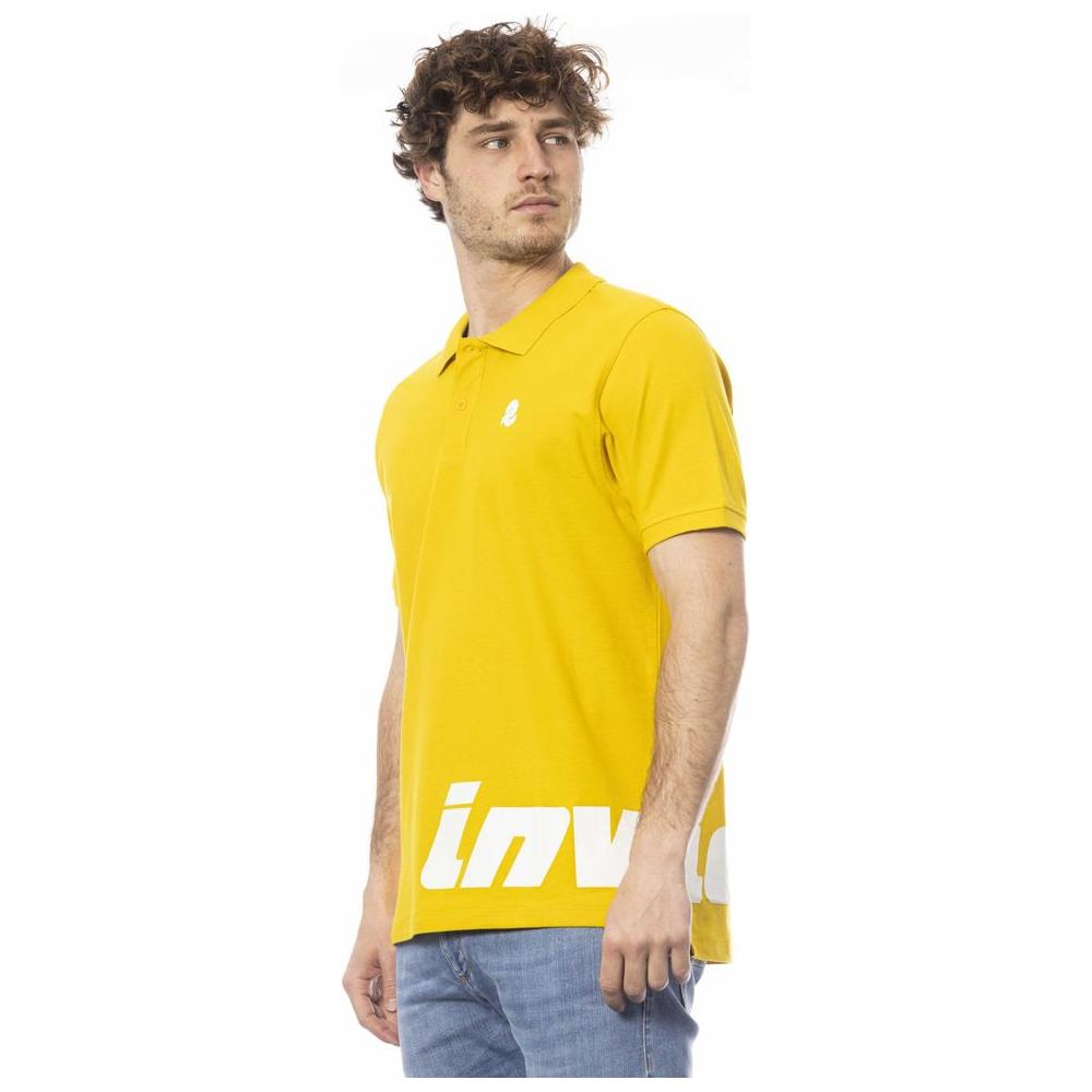 Invicta Yellow Cotton Men Polo Shirt 1728,67345744032,Bicolor,Clothing,Invicta,L,M,Men,Men - Clothing,New with tags,Polo Shirt - Men - Clothing,Polo Shirts - T-Shirts - Clothing,S,T-Shirts - Clothing,XL,XXL