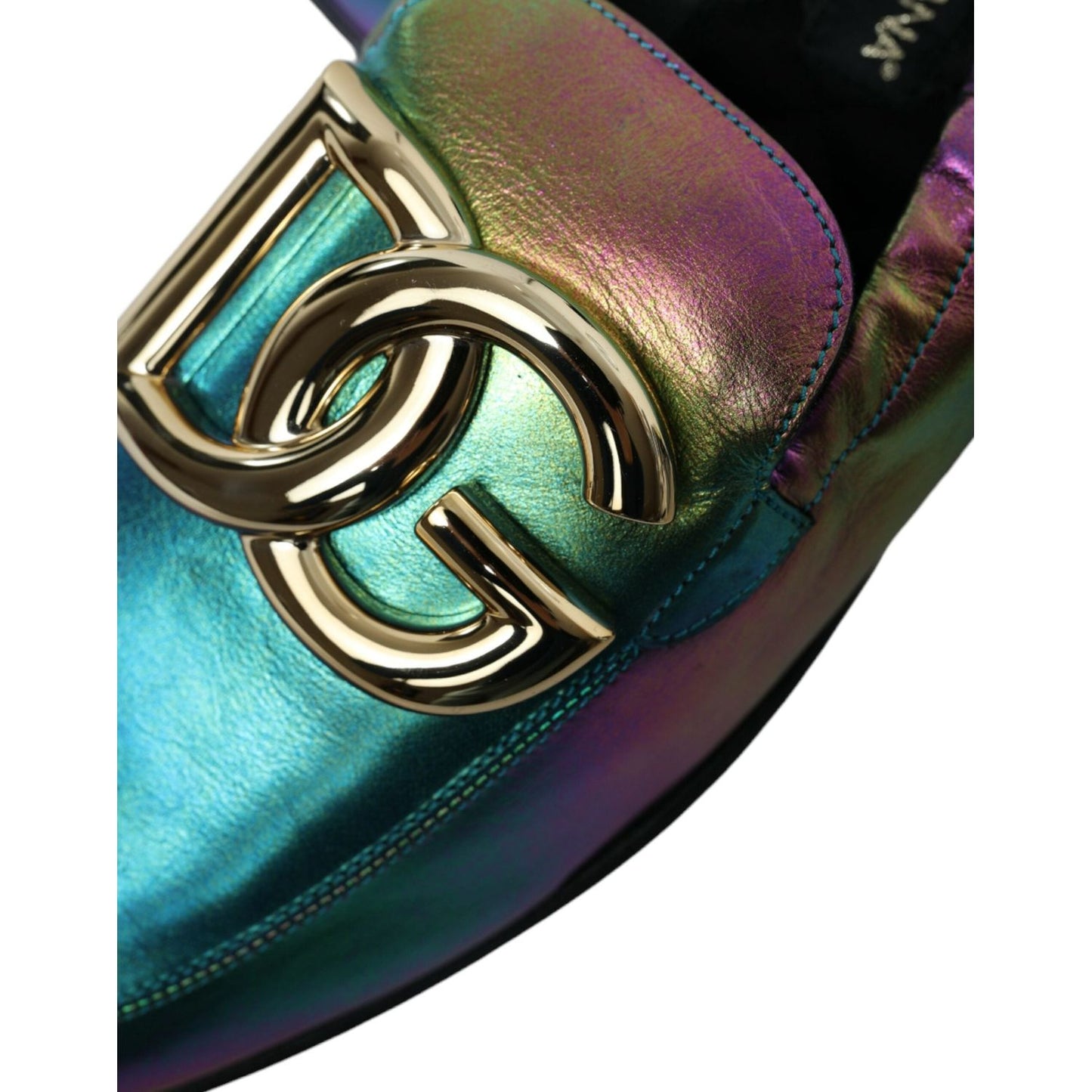 Dolce & Gabbana Elegant Iridescent Loafers for Gents Dolce & Gabbana