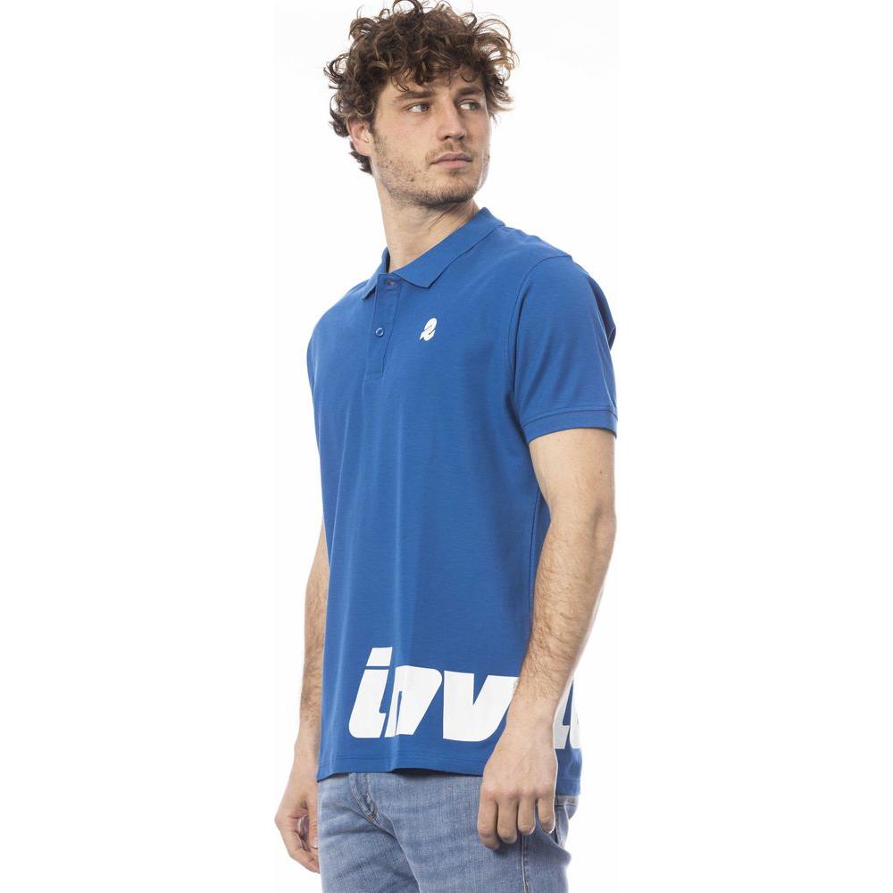 Invicta Blue Cotton Men Polo Shirt 1728,67345744032,Blue,Clothing,Invicta,L,M,Men,Men - Clothing,New with tags,Polo Shirt - Men - Clothing,Polo Shirts - T-Shirts - Clothing,S,T-Shirts - Clothing,XL,XXL