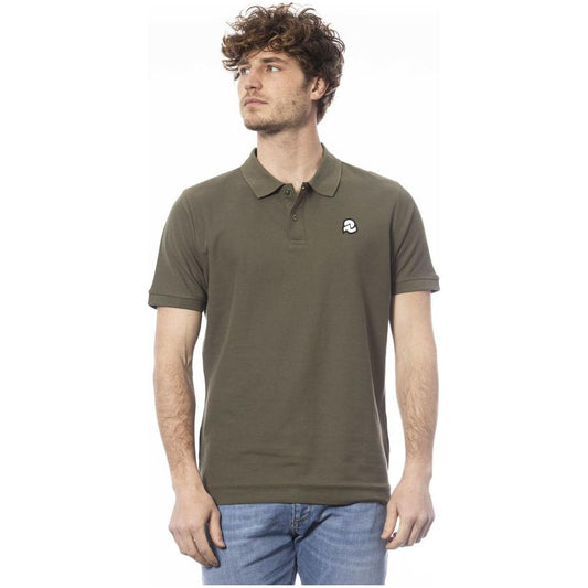 Invicta Green Cotton Men Polo Shirt 1728,67345744032,Bicolor,Clothing,Invicta,L,M,Men,Men - Clothing,New with tags,Polo Shirt - Men - Clothing,Polo Shirts - T-Shirts - Clothing,S,T-Shirts - Clothing,XL,XXL